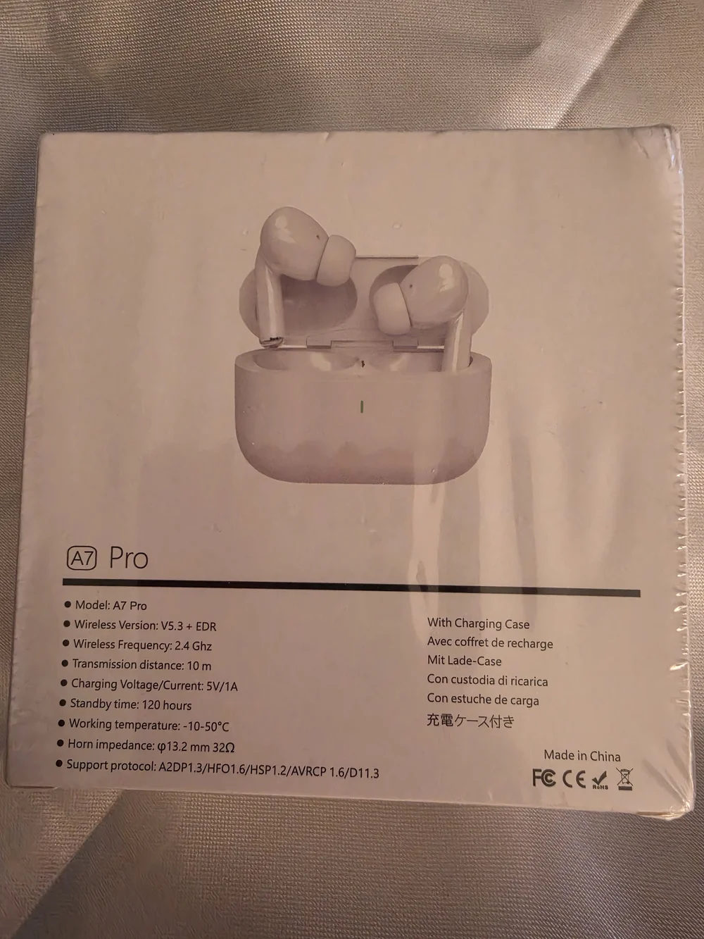 A7 Pro True Wireless Earbuds - White